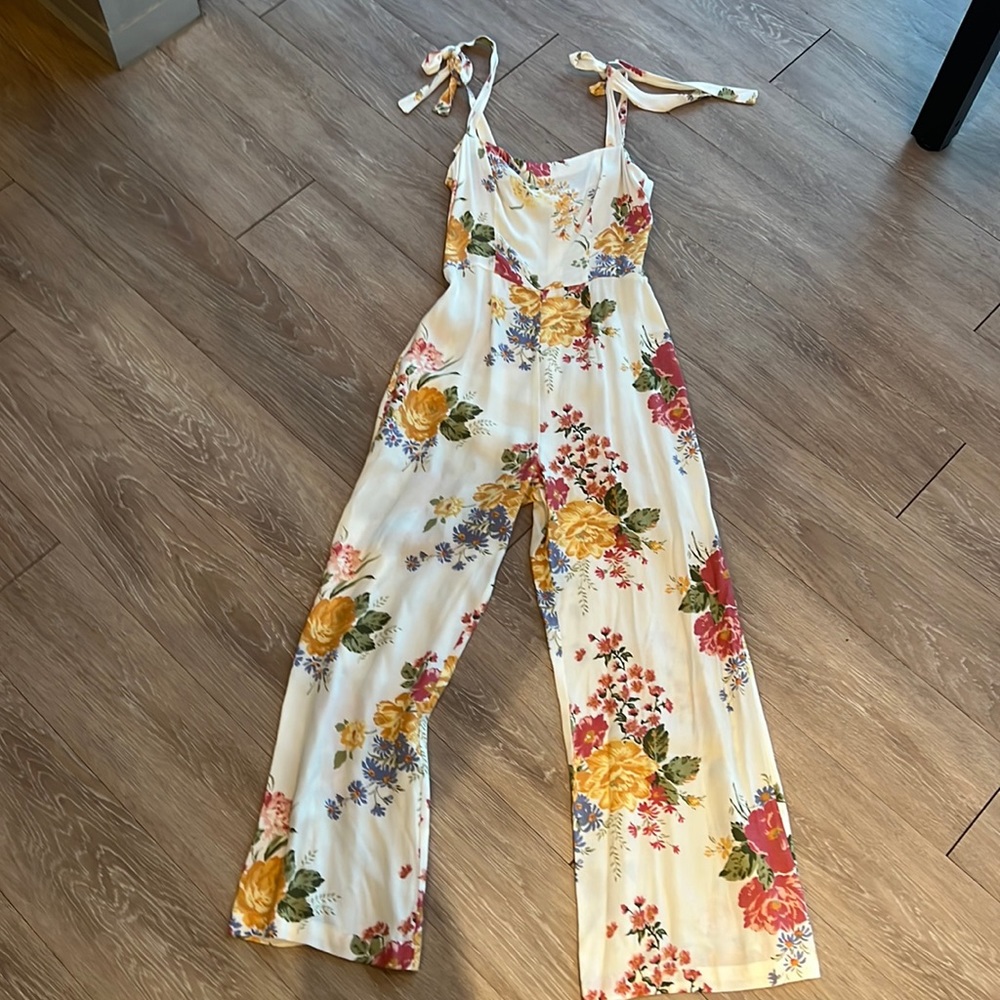 Reformation Floral Jumpsuit